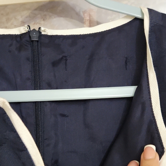 Nautica Blue Sheath Dress Sleeveless Crew Neck - Picture 6 of 12